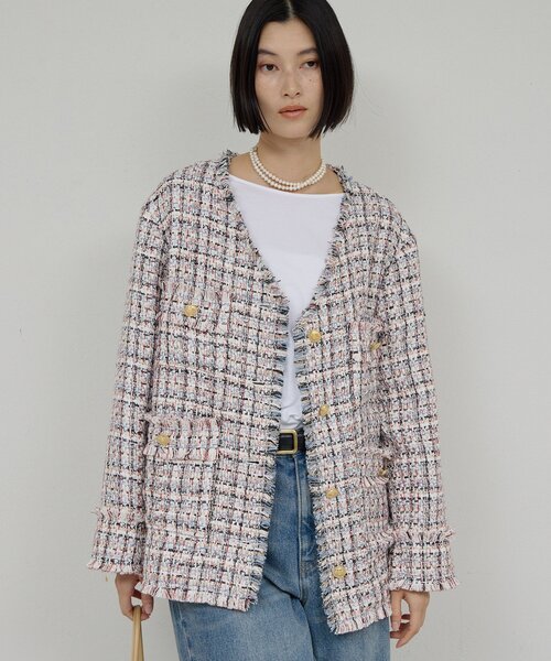 GALLARDAGALANTE（ガリャルダガランテ） ベスト ジレ ツイード