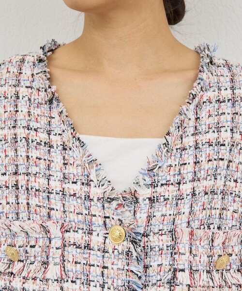 GALLARDAGALANTE（ガリャルダガランテ） ベスト ジレ ツイード