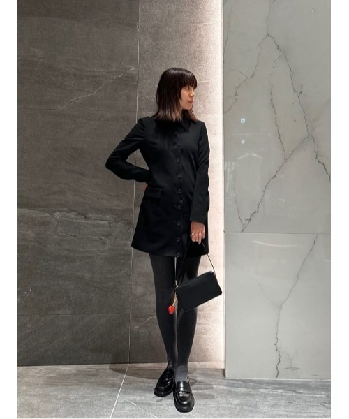 ワンピース UNUS / Button-Up Mini Dressの画像