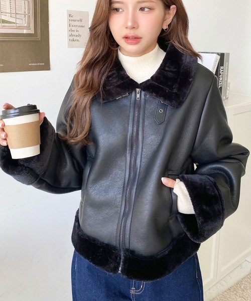 moment+ ブルゾン L ブラック系その他 レディース : ZOZOTOWN Yahoo!店