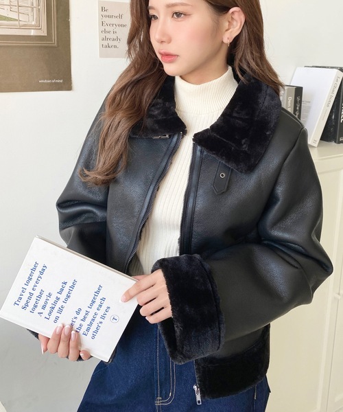 moment+ ブルゾン L ブラック系その他 レディース : ZOZOTOWN Yahoo!店