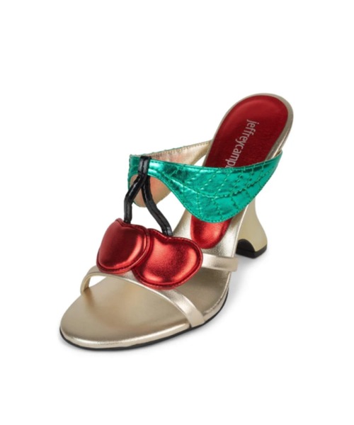 「Jeffrey Campbell」 ヒールサンダル 35 ゴールド レディース_画像3