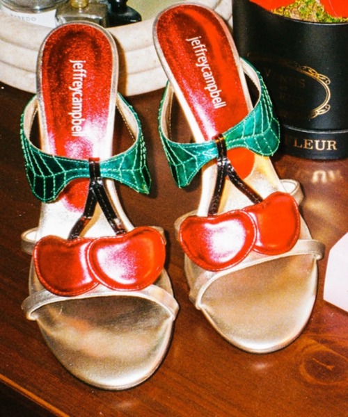 「Jeffrey Campbell」 ヒールサンダル 35 ゴールド レディース_画像6