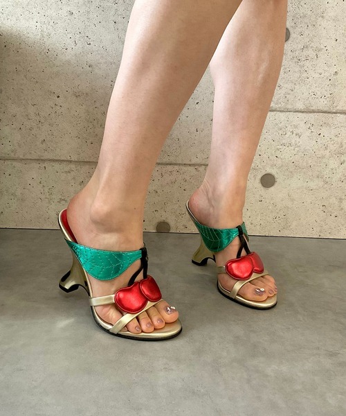 「Jeffrey Campbell」 ヒールサンダル 35 ゴールド レディース_画像9