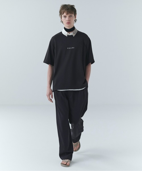 CULLNI（クルニ） スラックス Dry Double Cloth 3Tuck Semi Wide Pant