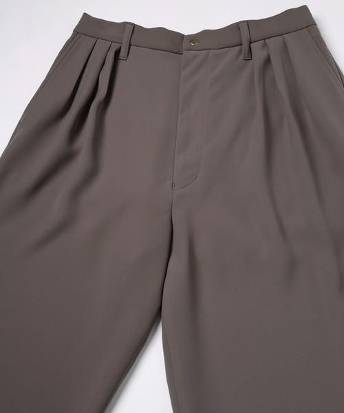 CULLNI（クルニ） ワイドパンツ スラックス Dry Double Cloth 3Tuck