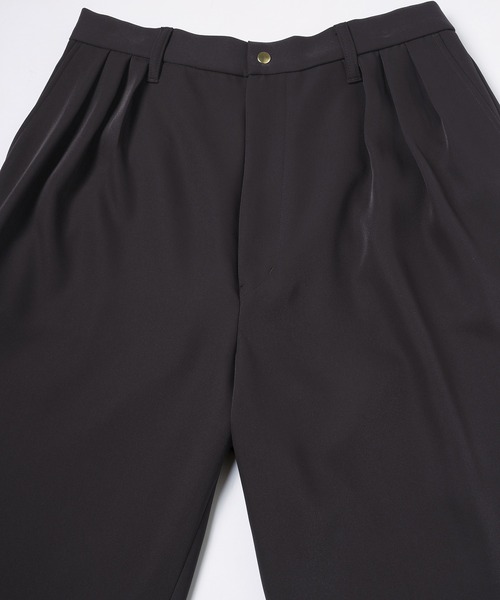 CULLNI（クルニ） ワイドパンツ スラックス Dry Double Cloth 3Tuck
