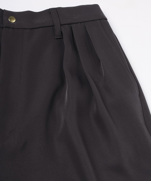 CULLNI（クルニ） ワイドパンツ スラックス Dry Double Cloth 3Tuck
