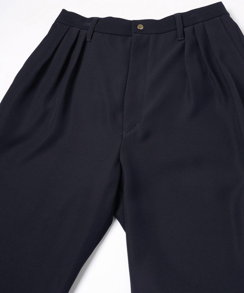 CULLNI（クルニ） ワイドパンツ スラックス Dry Double Cloth 3Tuck