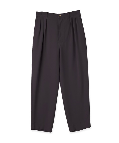 CULLNI（クルニ） スラックス Dry Double Cloth 3Tuck Semi Wide Pant