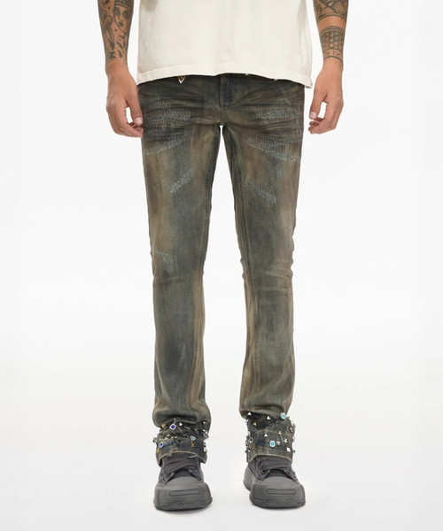 VALABASAS（ヴァラバサス） ジーンズ DIRTY VINTAGE STACKED メンズ