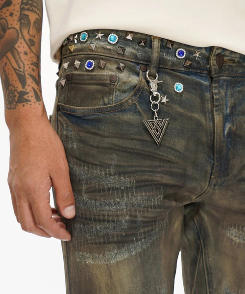 VALABASAS（ヴァラバサス） ジーンズ DIRTY VINTAGE STACKED メンズ