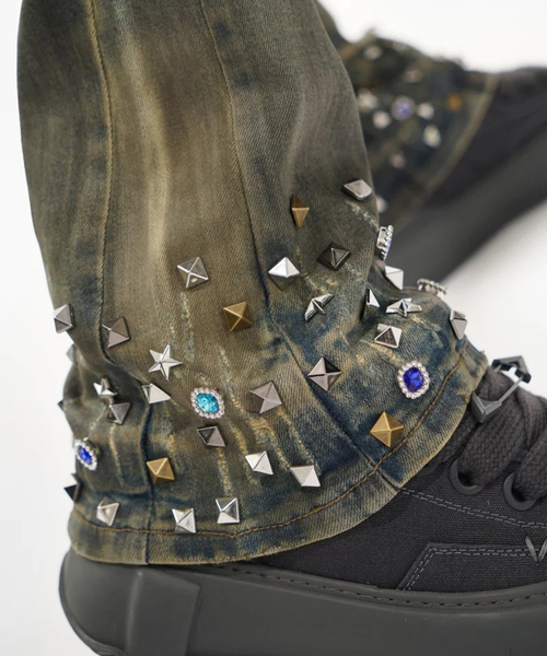 VALABASAS（ヴァラバサス） ジーンズ DIRTY VINTAGE STACKED メンズ