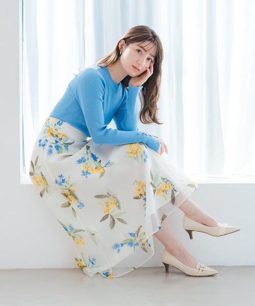 MISCH MASCH（ミッシュマッシュ） スカート 2026春夏新作 ボタニカル