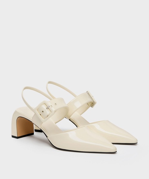 CHARLES ＆ KEITH（チャールズ&キース） パンプス ツートーン バックル