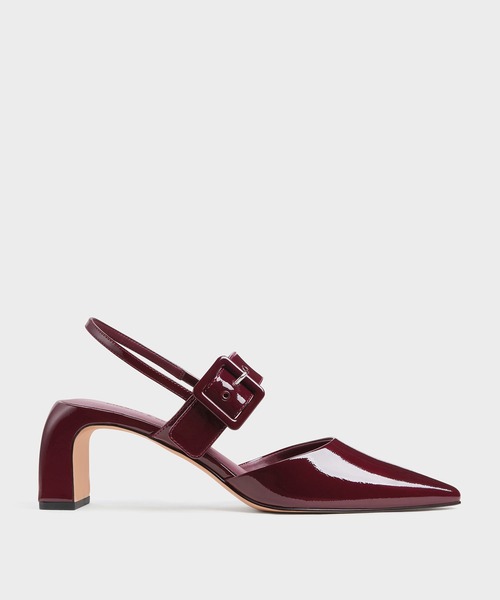 CHARLES ＆ KEITH（チャールズ&キース） パンプス ツートーン バックル