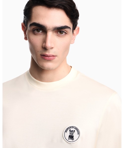 EMPORIO ARMANI tシャツ 「エンポリオ アルマーニ」Tシャツ リヨセル