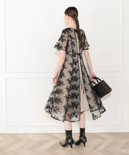 Leja 半袖ワンピース Leja（レジャ） 半袖ワンピース MEDIUM ブラック レディース
