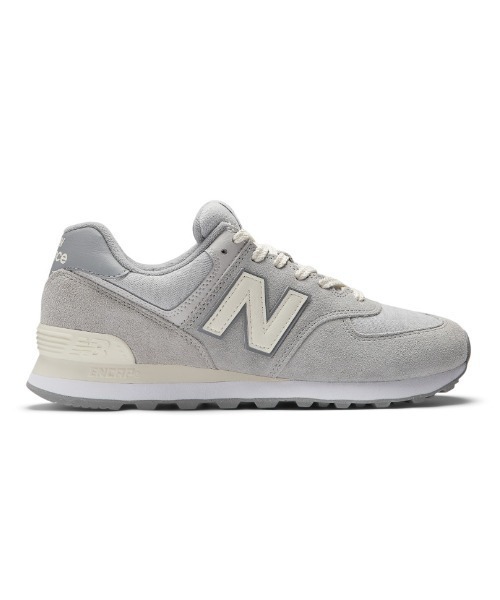 「New Balance」 ローカットスニーカー 24.0cm グレー メンズ_画像2