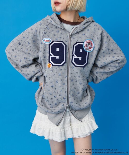 w closet（ダブルクローゼット） パーカー 「ANGEL BLUE」ナカムラくん
