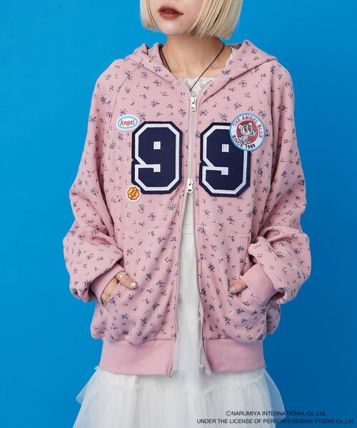 w closet（ダブルクローゼット） パーカー 「ANGEL BLUE」ナカムラくん