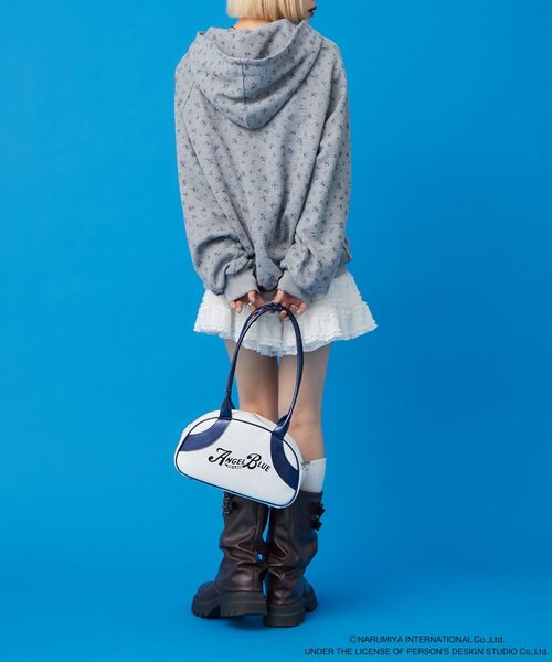 のんちゃん様♡アメカジ　AMERICAN EAGLE　ワッフル　パーカー w closet（ダブルクローゼット） パーカー 「ANGEL BLUE」ナカムラくん