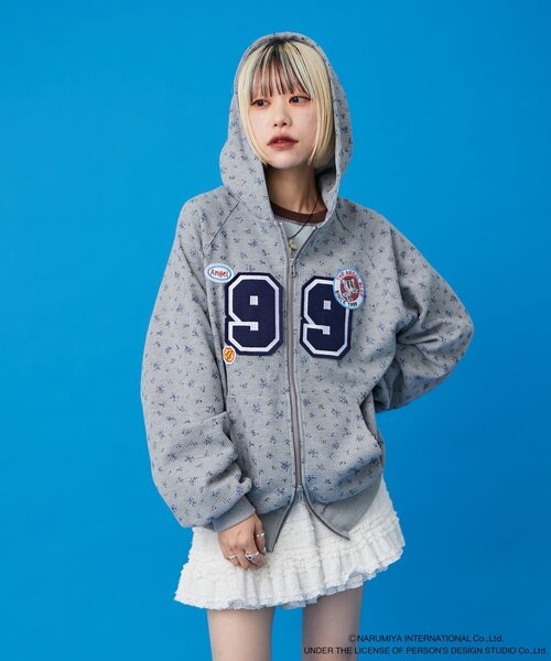 w closet（ダブルクローゼット） パーカー 「ANGEL BLUE」ナカムラくん