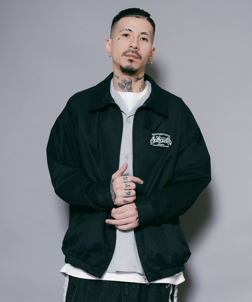「Subciety」 ブルゾン X-LARGE ブラック×ゴールド メンズ_画像8