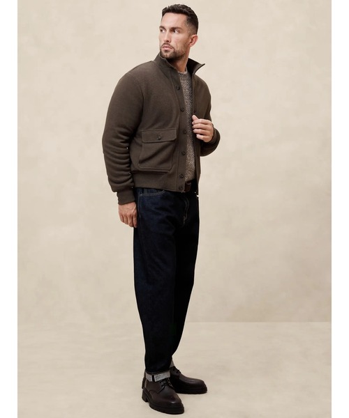 「BANANA REPUBLIC FACTORY STORE」 ジャケット L ブラック メンズ_画像3