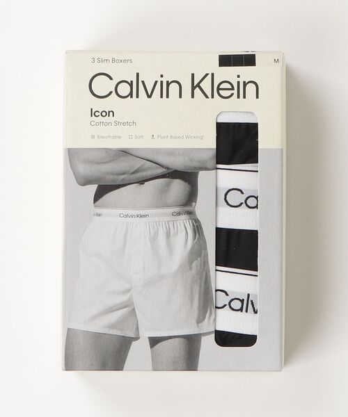カルバンクライン ボクサートランク S 3枚 Icon Logo Graphic Calvin Klein（カルバン・クライン） トランクス 「3枚セット」ICON