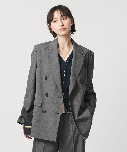 ★極美品 ユナイテッドアローズ 超高級 秋冬 フランネル テーラードジャケット UNITED ARROWS（ユナイテッドアローズ） ジャケット テーラード