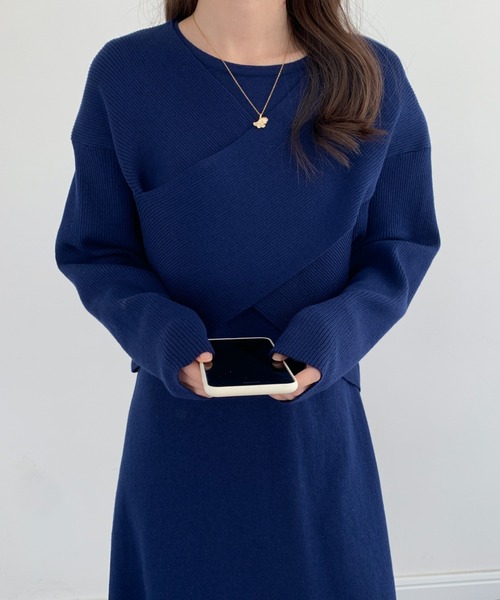 「ABITOKYO」 長袖ワンピース FREE ベージュ レディース_画像8