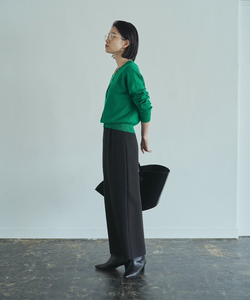 「LOUNGEDRESS」 ニットカーディガン FREE ベージュ レディース_画像2