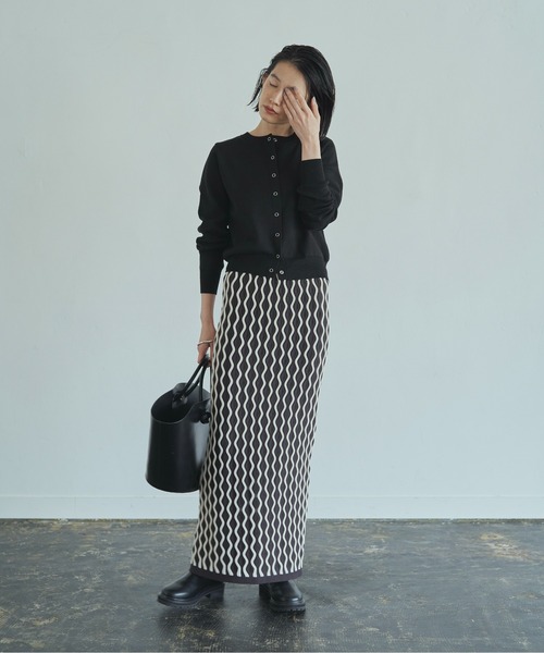 「LOUNGEDRESS」 ニットカーディガン FREE ベージュ レディース_画像3