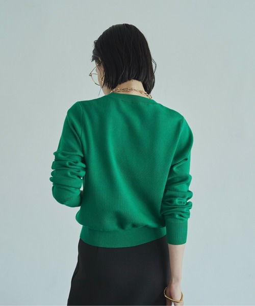 「LOUNGEDRESS」 ニットカーディガン FREE ベージュ レディース_画像4