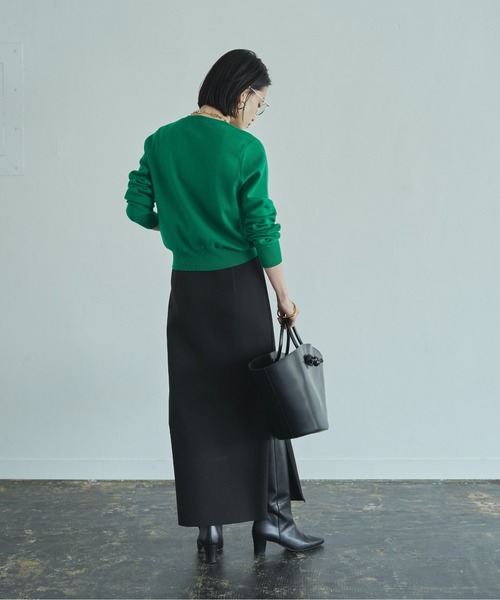 「LOUNGEDRESS」 ニットカーディガン FREE ベージュ レディース_画像5