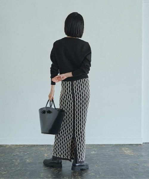 「LOUNGEDRESS」 ニットカーディガン FREE ベージュ レディース_画像8