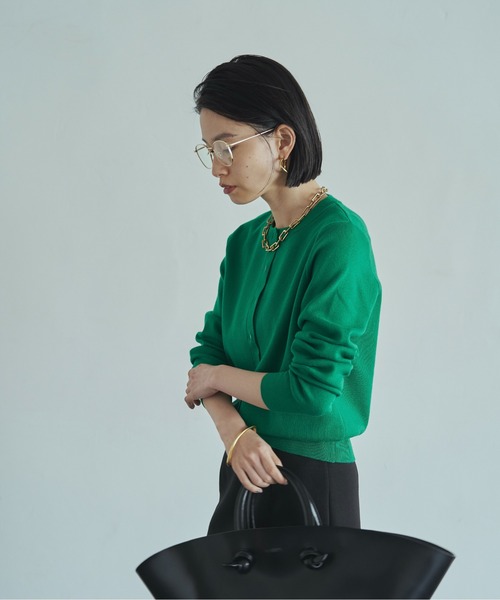 「LOUNGEDRESS」 ニットカーディガン FREE ベージュ レディース_画像9