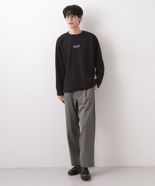 tkページ THE SHOP TK パンツ FLEX LINE セミワイドイージーパンツ ストレッチ