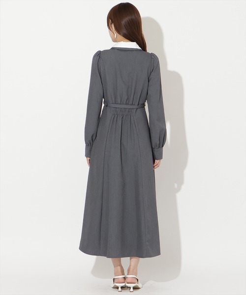 AND COUTURE（アンドクチュール） ワンピース ダブルカラーワンピース
