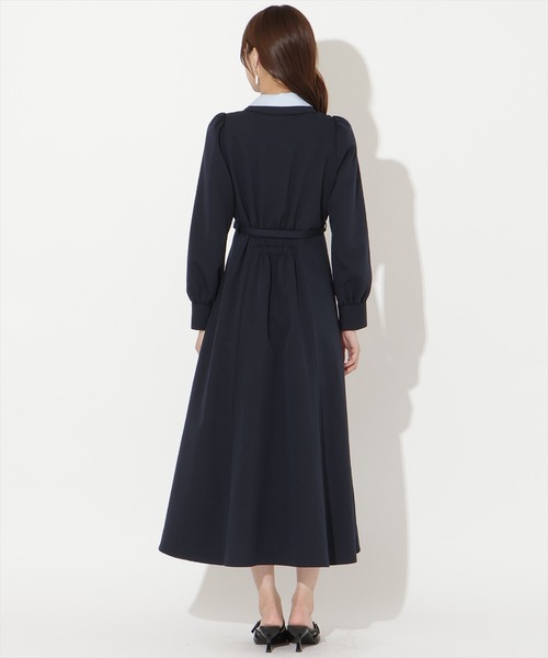 AND COUTURE（アンドクチュール） ワンピース ダブルカラーワンピース