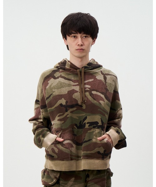 DISCOVERED（ディスカバード） パーカー ARMY SWEAT PARKA メンズ