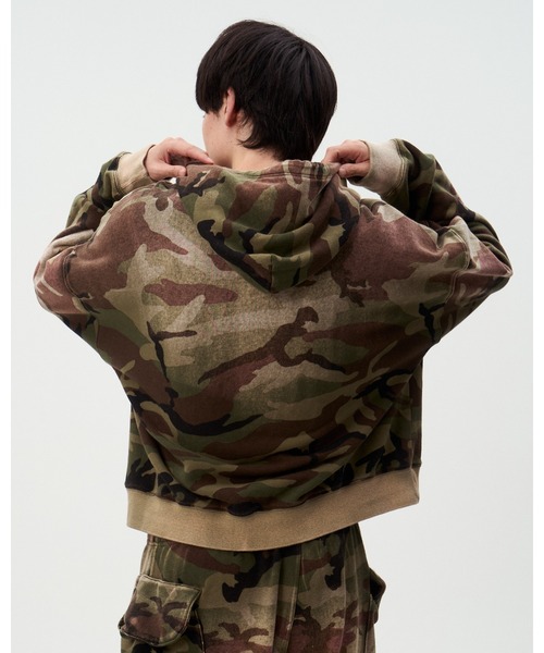 DISCOVERED（ディスカバード） パーカー ARMY SWEAT PARKA メンズ