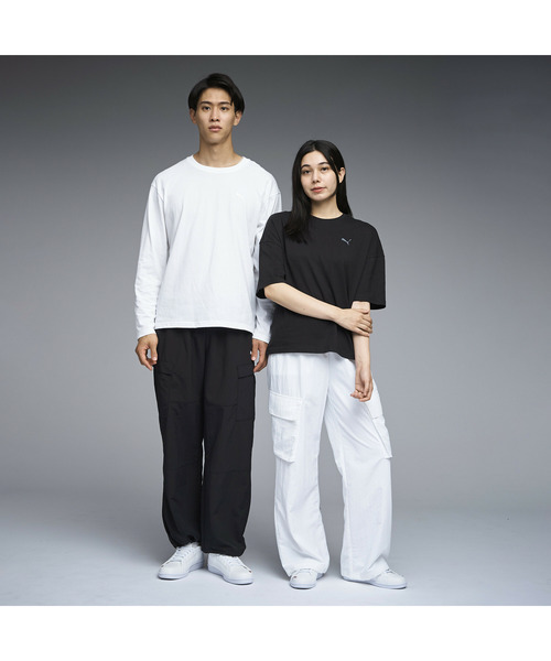 「PUMA」 ローカットスニーカー 26.0cm ホワイト×シルバー メンズ