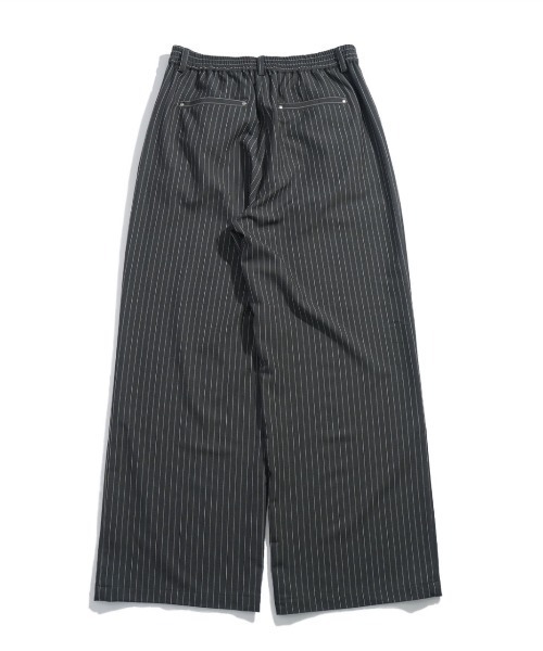 NOIZY ワイドパンツ スラックス two tuck baggy trousers/ツータック