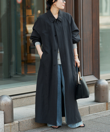専用【美品】プラージュ 23SS Balmacaan コート 薄手 ベージュ36 plage（プラージュ） コート アウター Sway Balmacaan コート