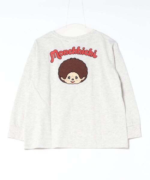 tシャツ 「 Monchhichi / モンチッチ 」 サガラ刺繍ロングスリーブT