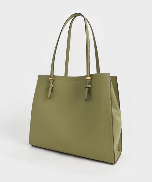 「CHARLES & KEITH」 トートバッグ X-LARGE ブラウン系その他4 レディース