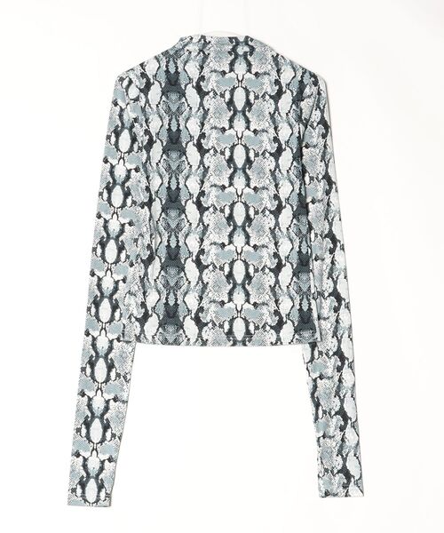 「minsobi」 長袖カットソー FREE ブルー レディース_画像2