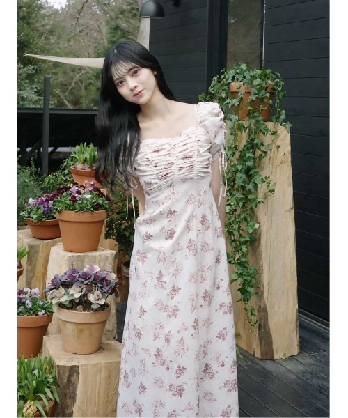 SNIDEL（スナイデル） ワンピース 「WEB限定/ROSE Collection」ROSE